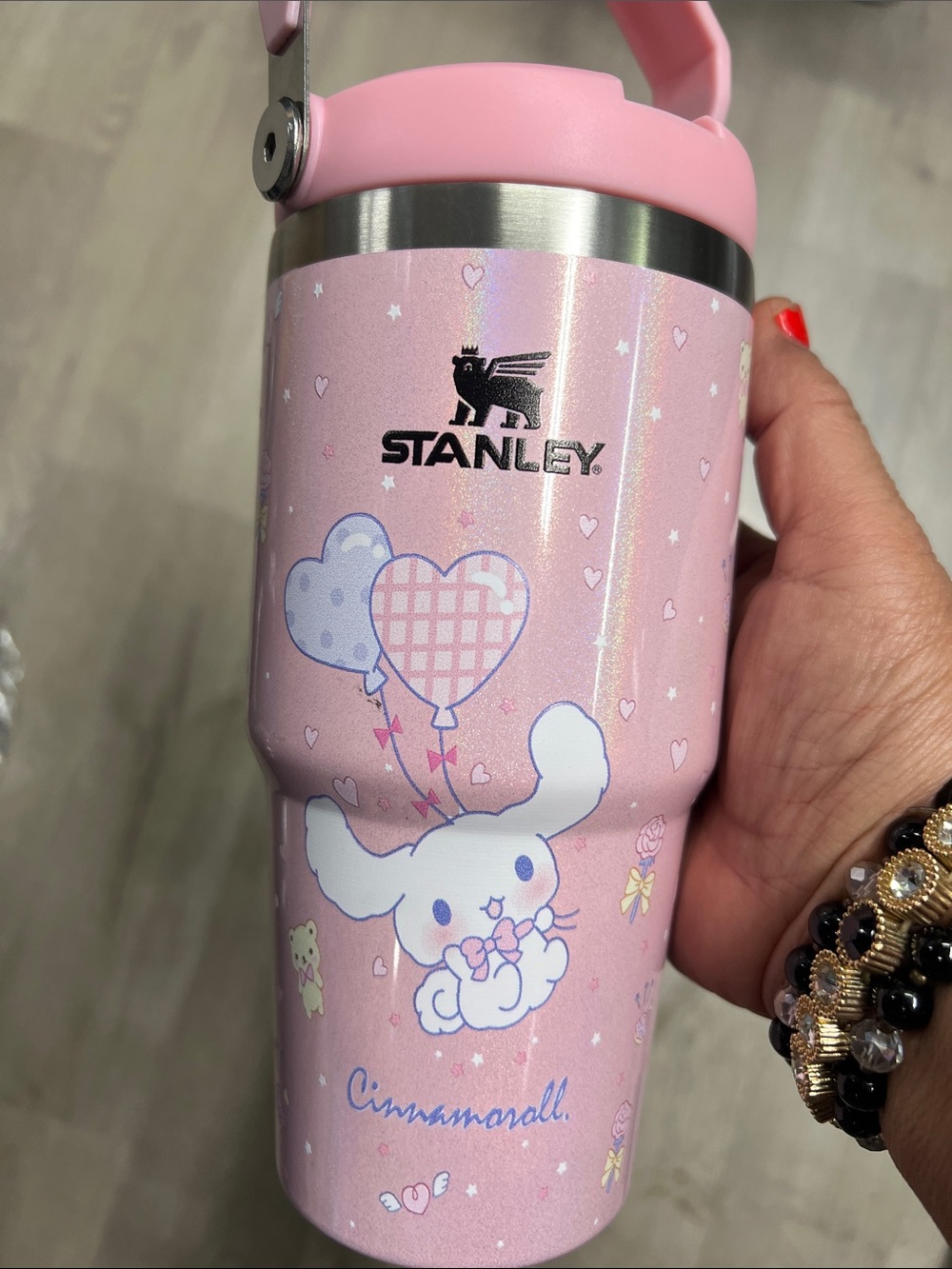 Stanley Pink Cinnamoroll Kids Tumbler with Handle